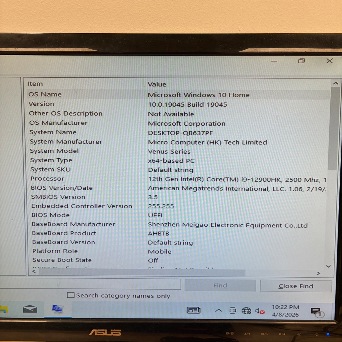 Minisforum MINI PC UN1290 i9-12900HK 2.50GHz 32GB RAM 1TB SSD