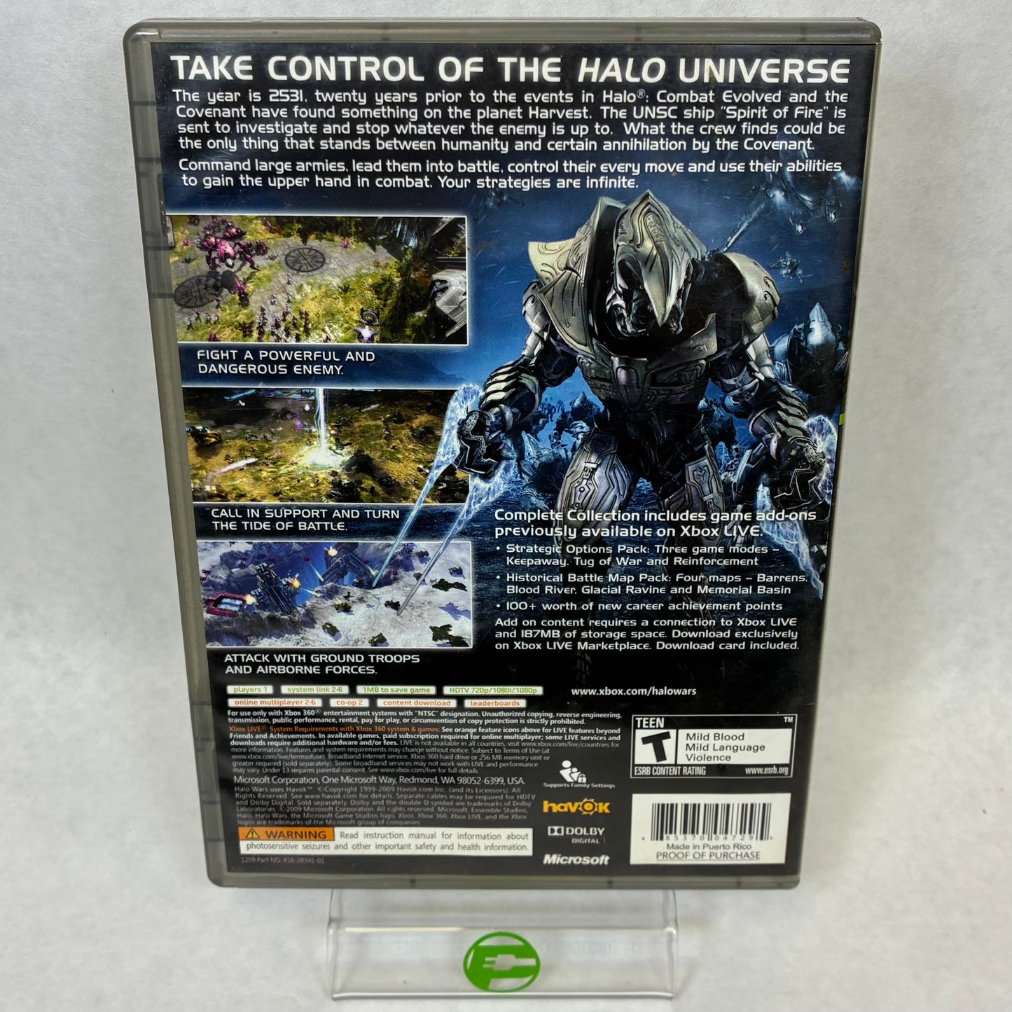 Halo Wars [Platinum Hits] (Xbox 360, 2009)