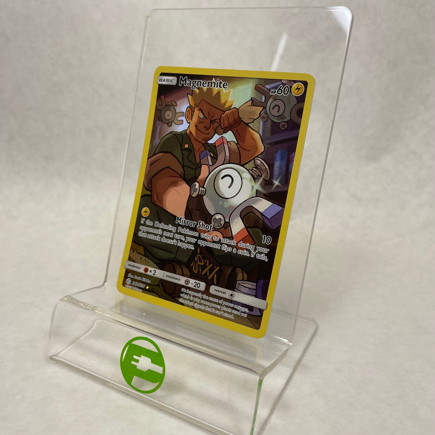 Pokémon TCG Cosmic Eclipse Magnemite 242/236 Secret Rare English