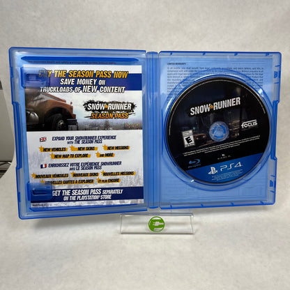 SnowRunner (Sony PlayStation 4 PS4, 2020)