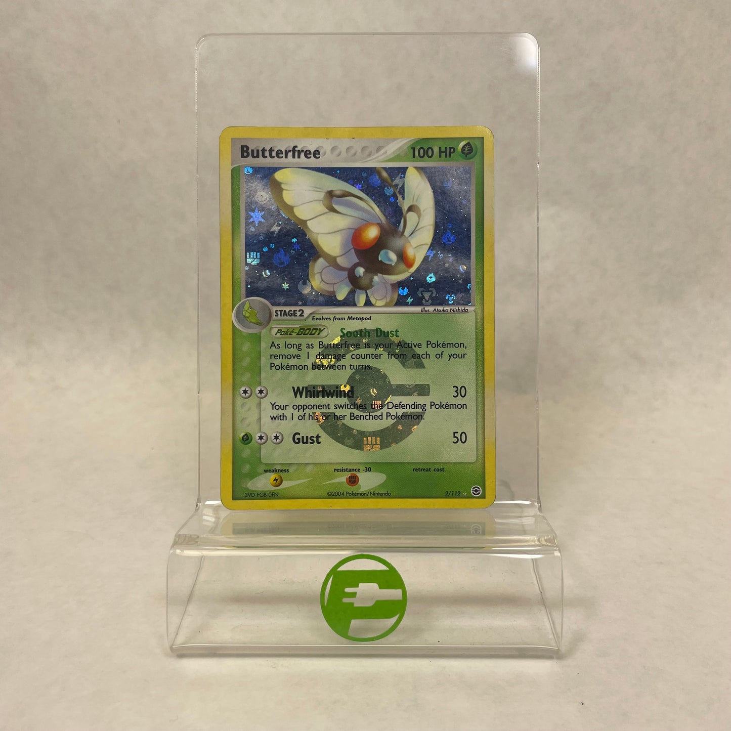 Pokémon TCG EX FireRed & LeafGreen Butterfree 2/112 Holo English