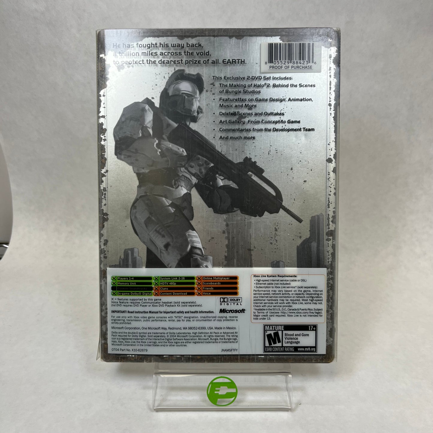 Halo 2 Limited Collector's Edition Steelbook (Microsoft Xbox, 2004)