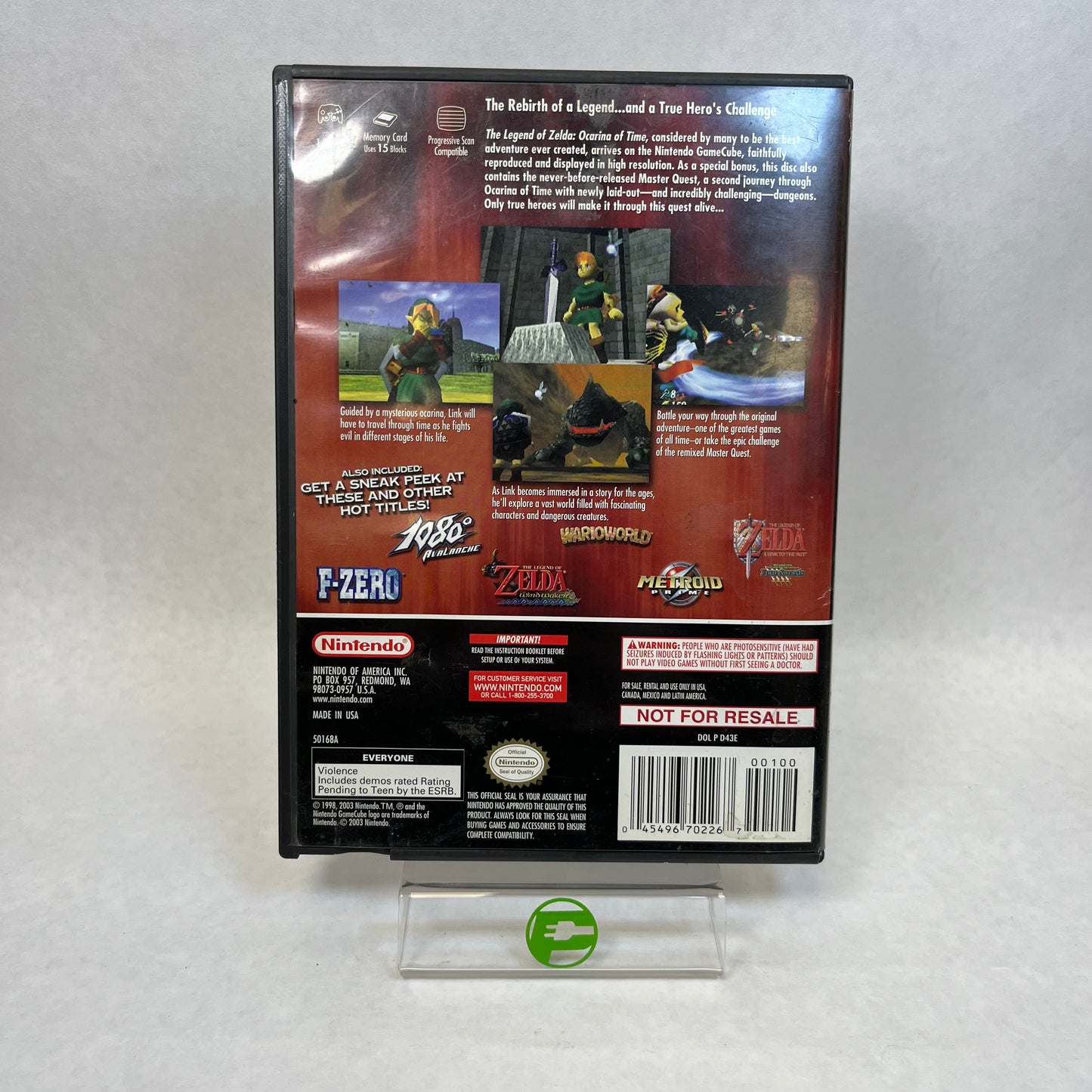 The Legend of Zelda Ocarina of Time (Nintendo GameCube, 2002)