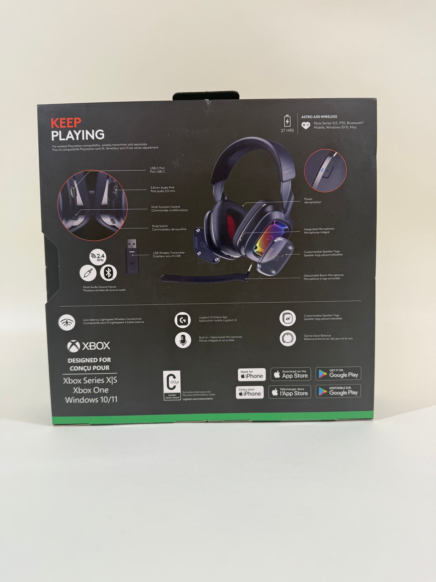New Logitech A30 Wireless Headset 939-001999