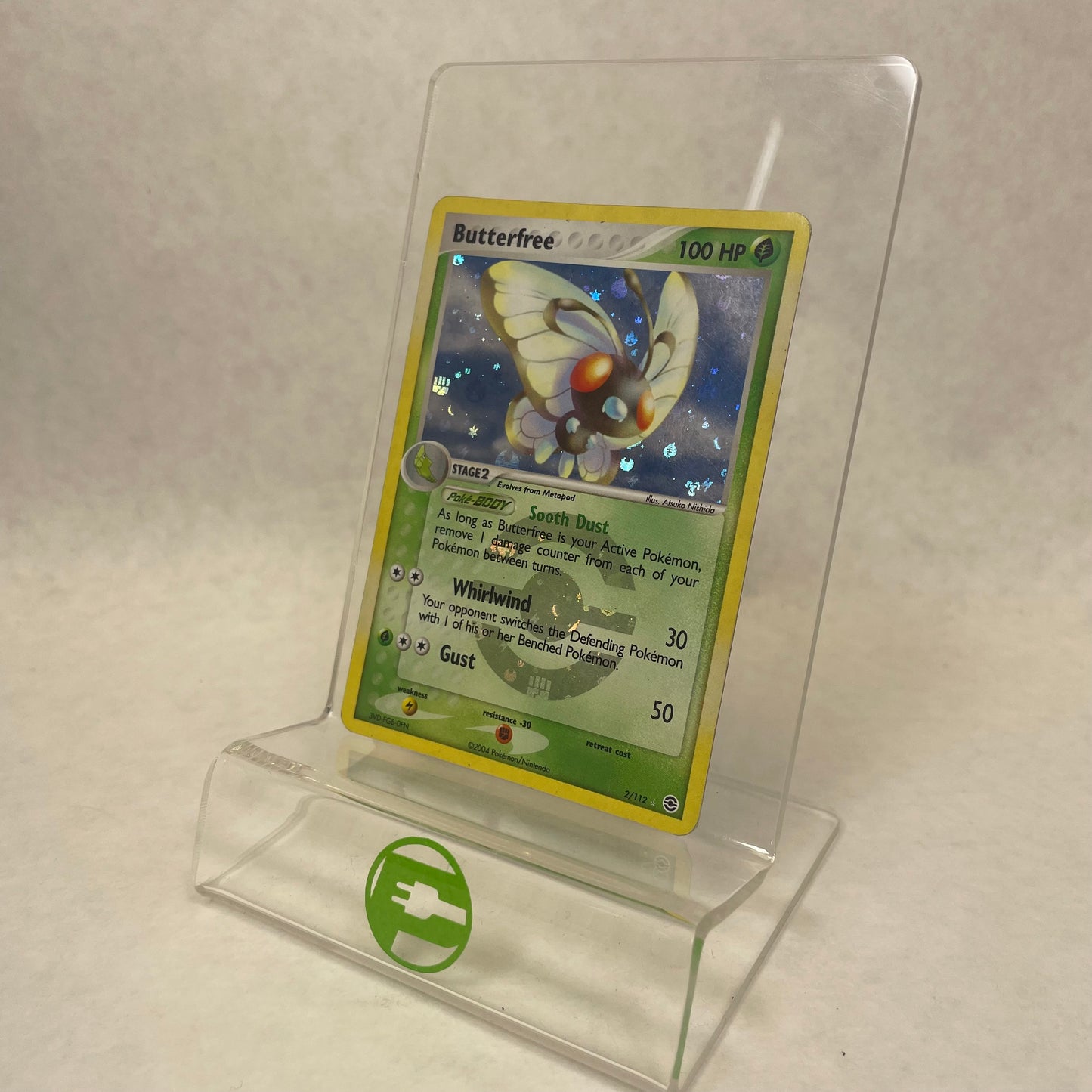 Pokémon TCG EX FireRed & LeafGreen Butterfree 2/112 Holo English