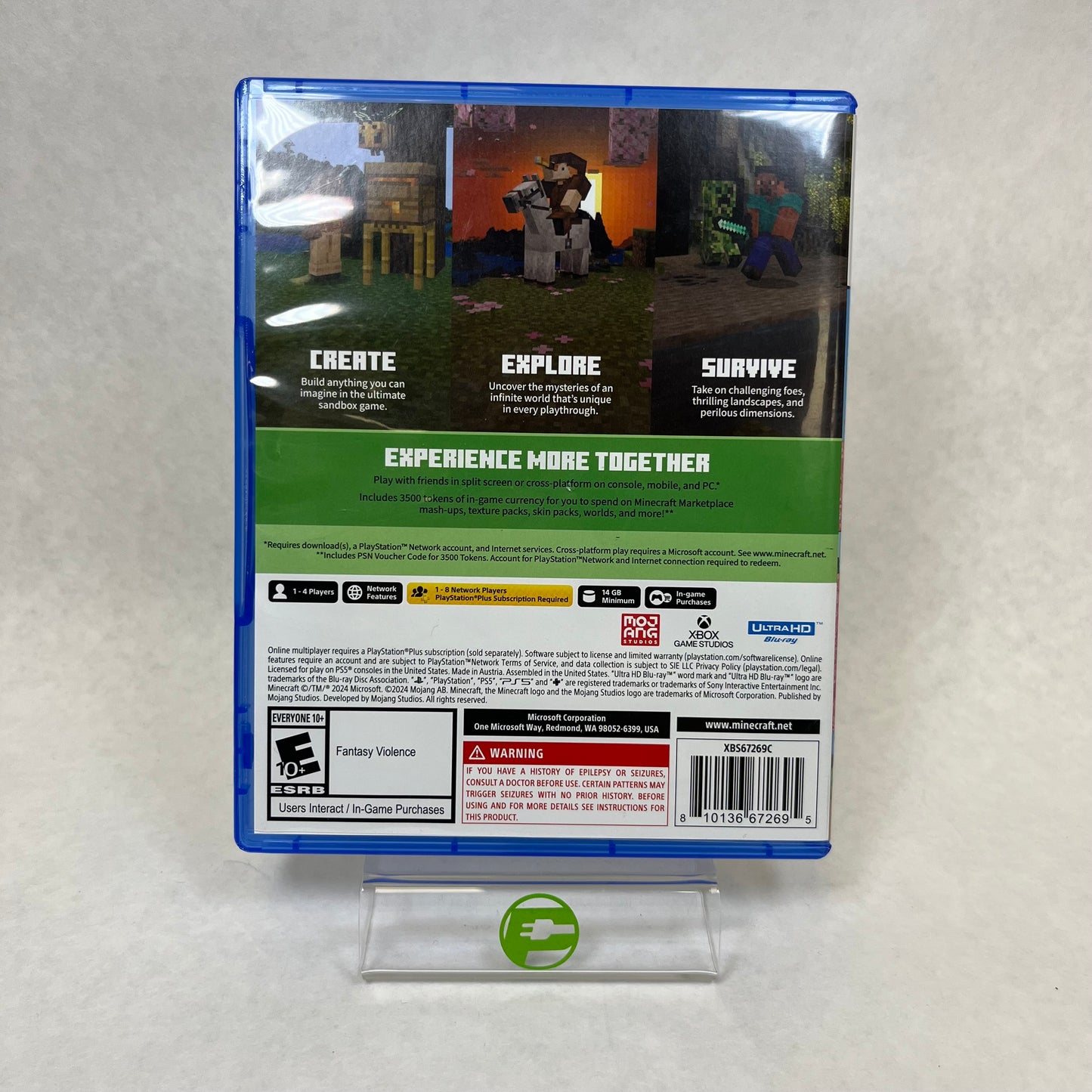 Minecraft (Sony PlayStation 5 PS5, 2024)