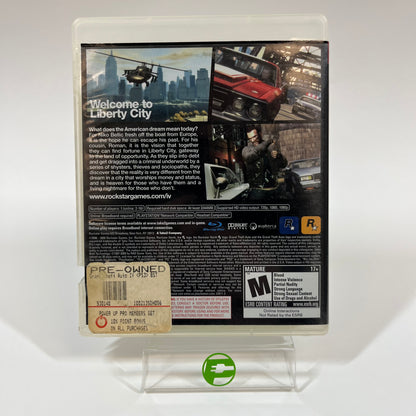 Grand Theft Auto IV (Sony PlayStation 3 PS3, 2008)
