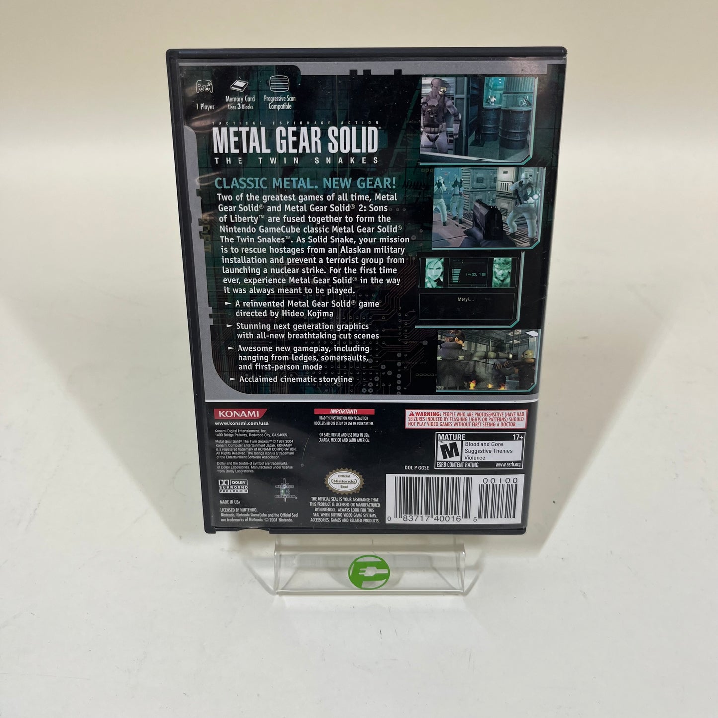 Metal Gear Solid The Twin Snakes (Nintendo GameCube, 2004)