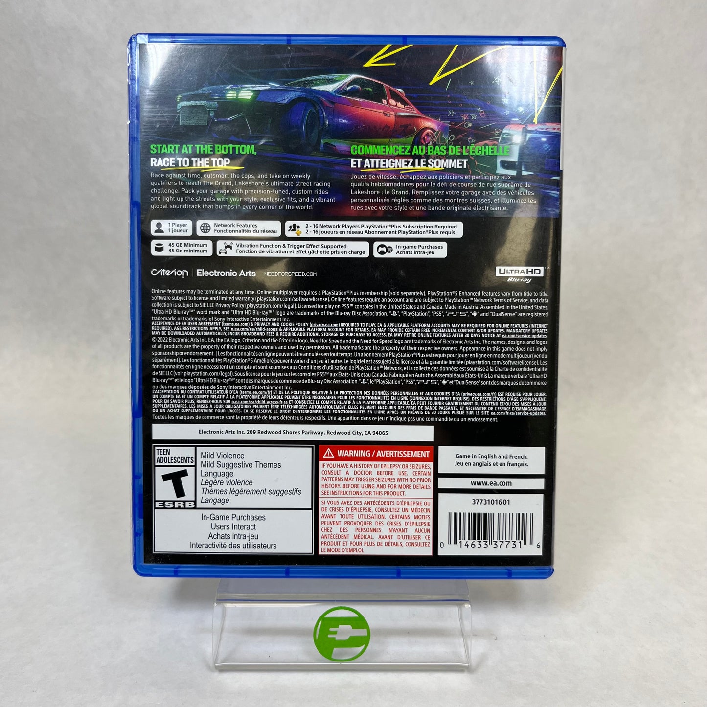 Need for Speed Unbound (Sony PlayStation 5 PS5, 2022)