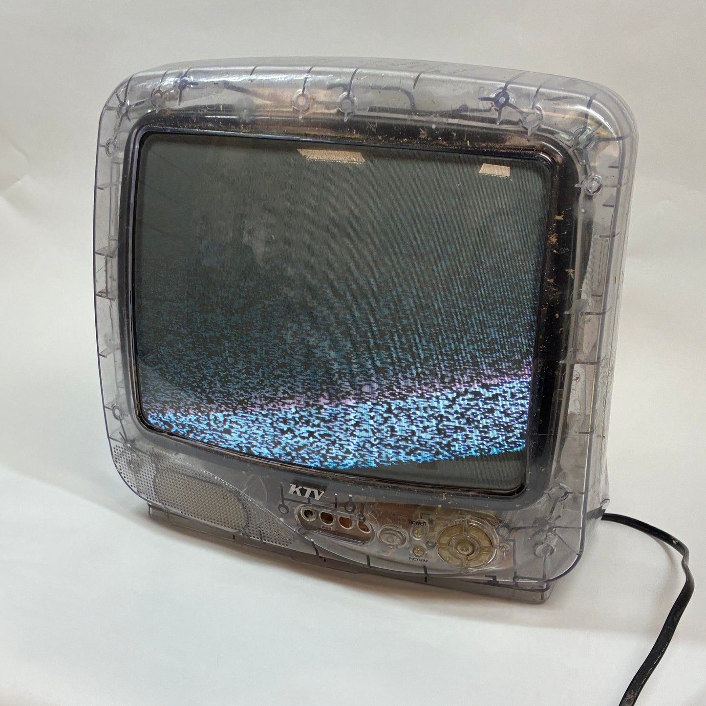 KTV 13" 13CLR-VR Transparent Prison Analog CRT 480p 13 Inch Color TV RARE