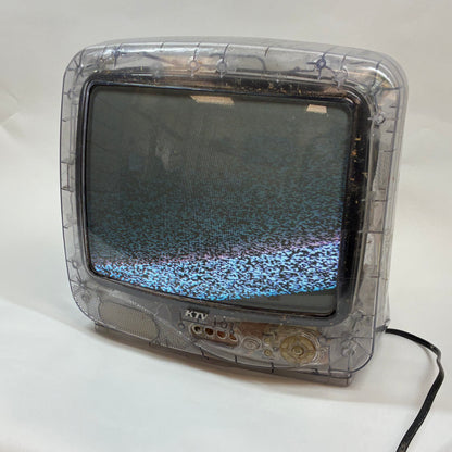 KTV 13" 13CLR-VR Transparent Prison Analog CRT 480p 13 Inch Color TV RARE