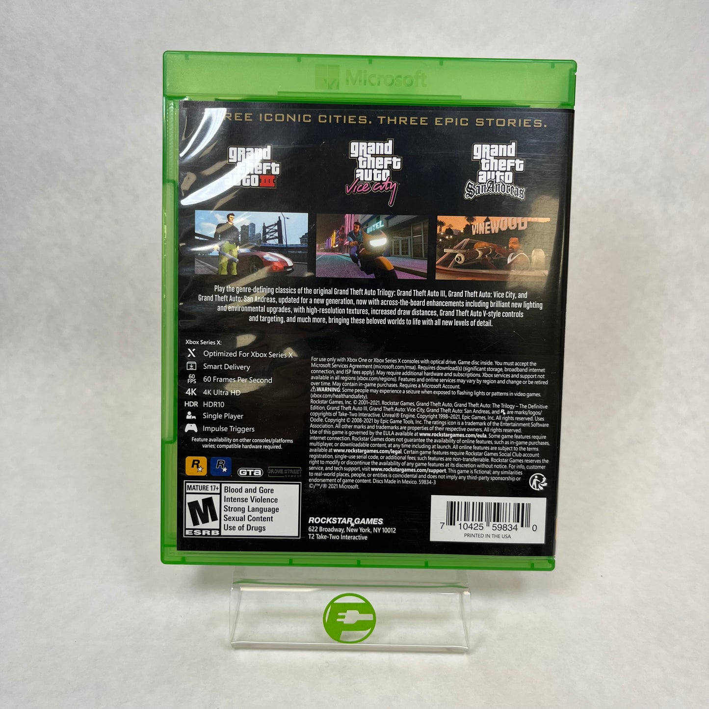 Grand Theft Auto The Trilogy (Microsoft Xbox Series X / Xbox One, 2021)