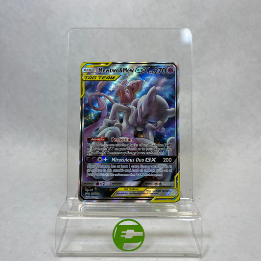 Pokémon TCG Sun & Moon Mewtwo&Mew GX SM191 Black Star Promo English