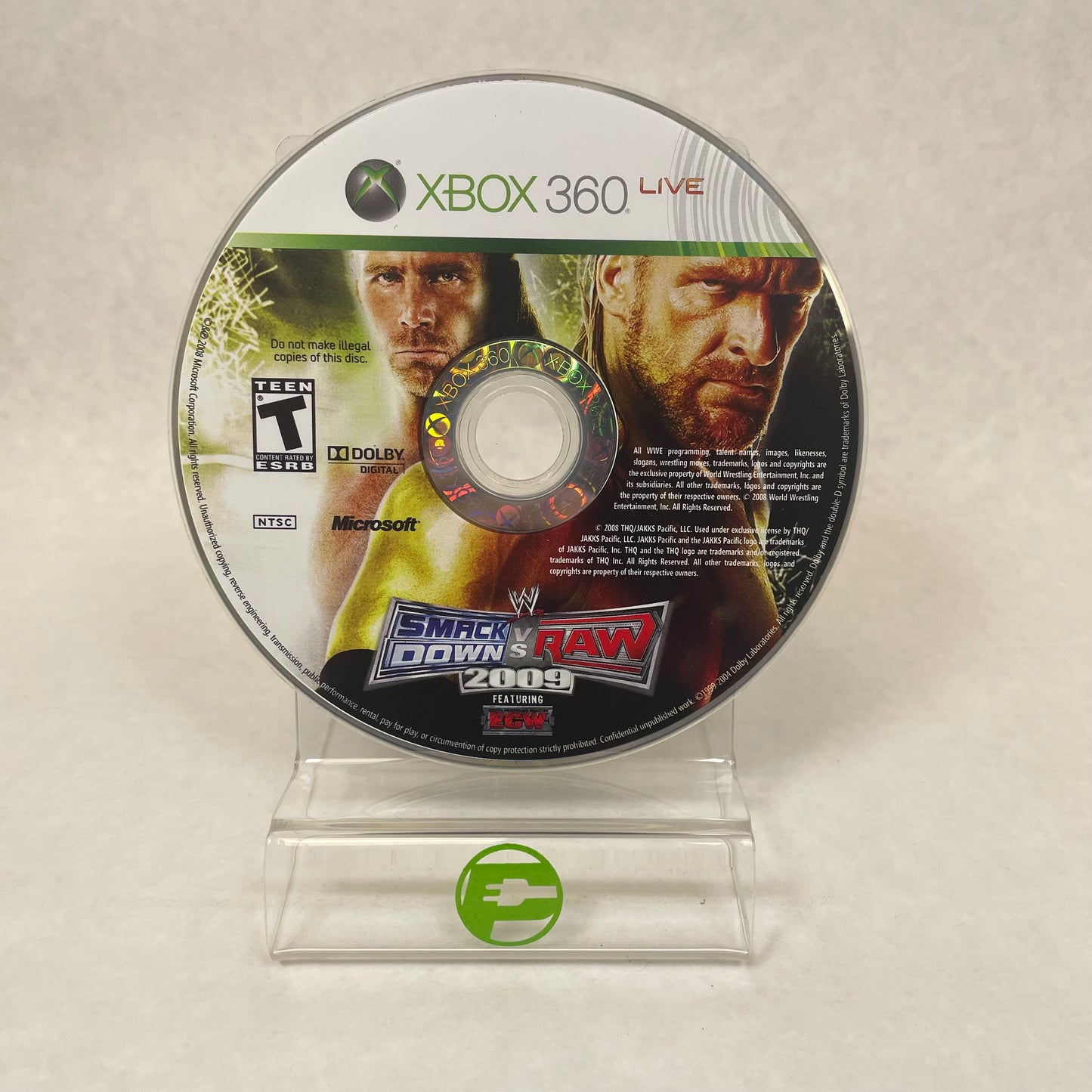 WWE Smackdown VS Raw 2009 (Microsoft Xbox 360, 2008)