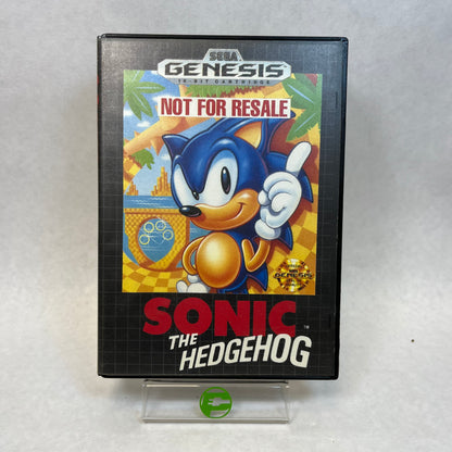 Sonic The Hedgehog Not For Resale (Sega Genesis, 1991)