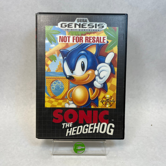 Sonic The Hedgehog Not For Resale (Sega Genesis, 1991)
