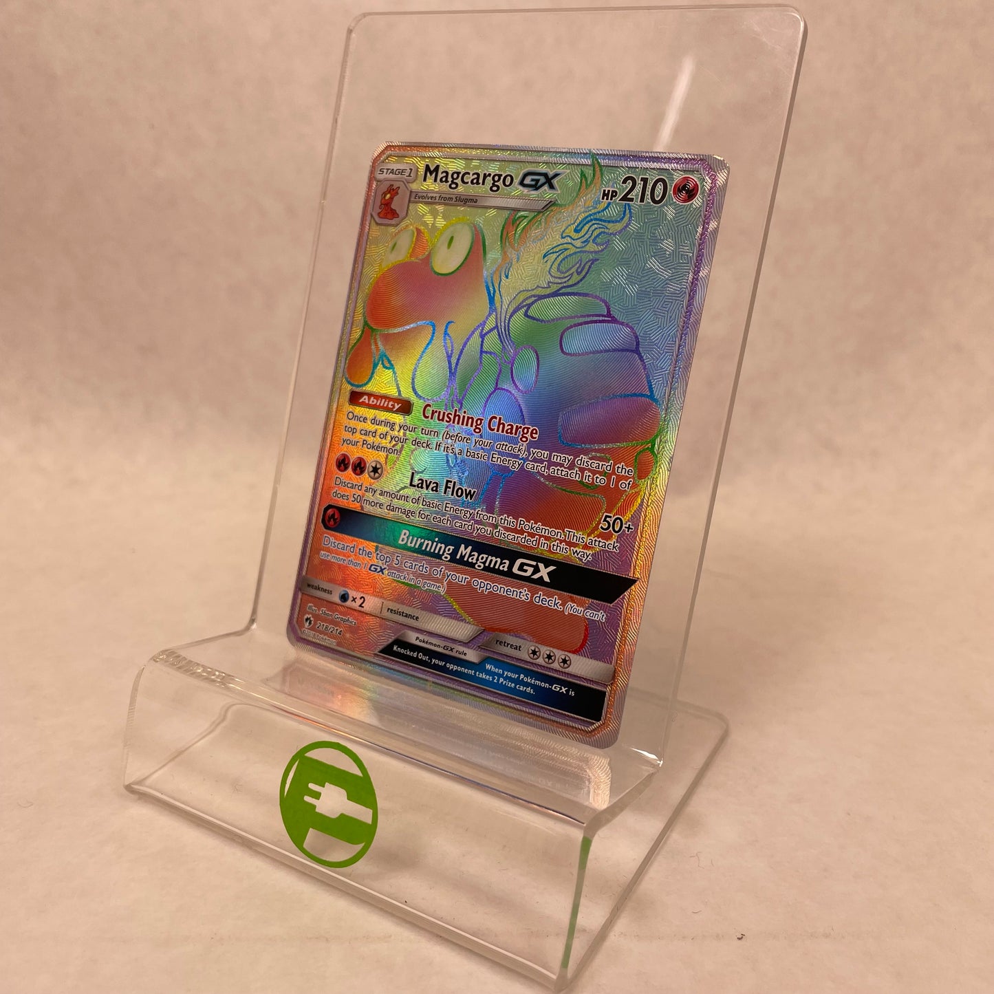 Pokémon TCG Lost Thunder Magcargo GX 218/214 English