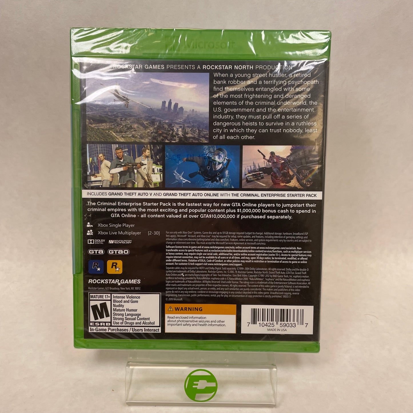 New Grand Theft Auto V Premium Edition (Microsoft Xbox One, 2019)