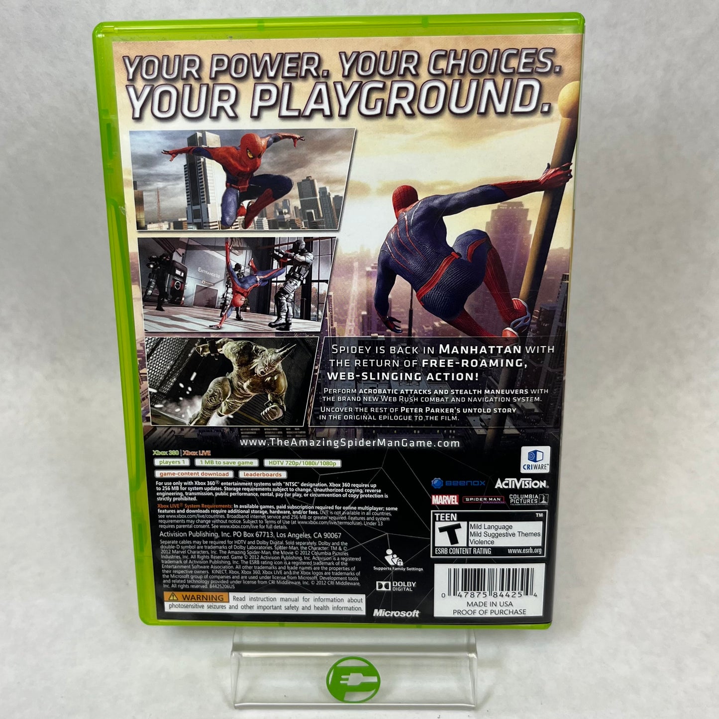 The Amazing Spiderman (Xbox 360, 2012)