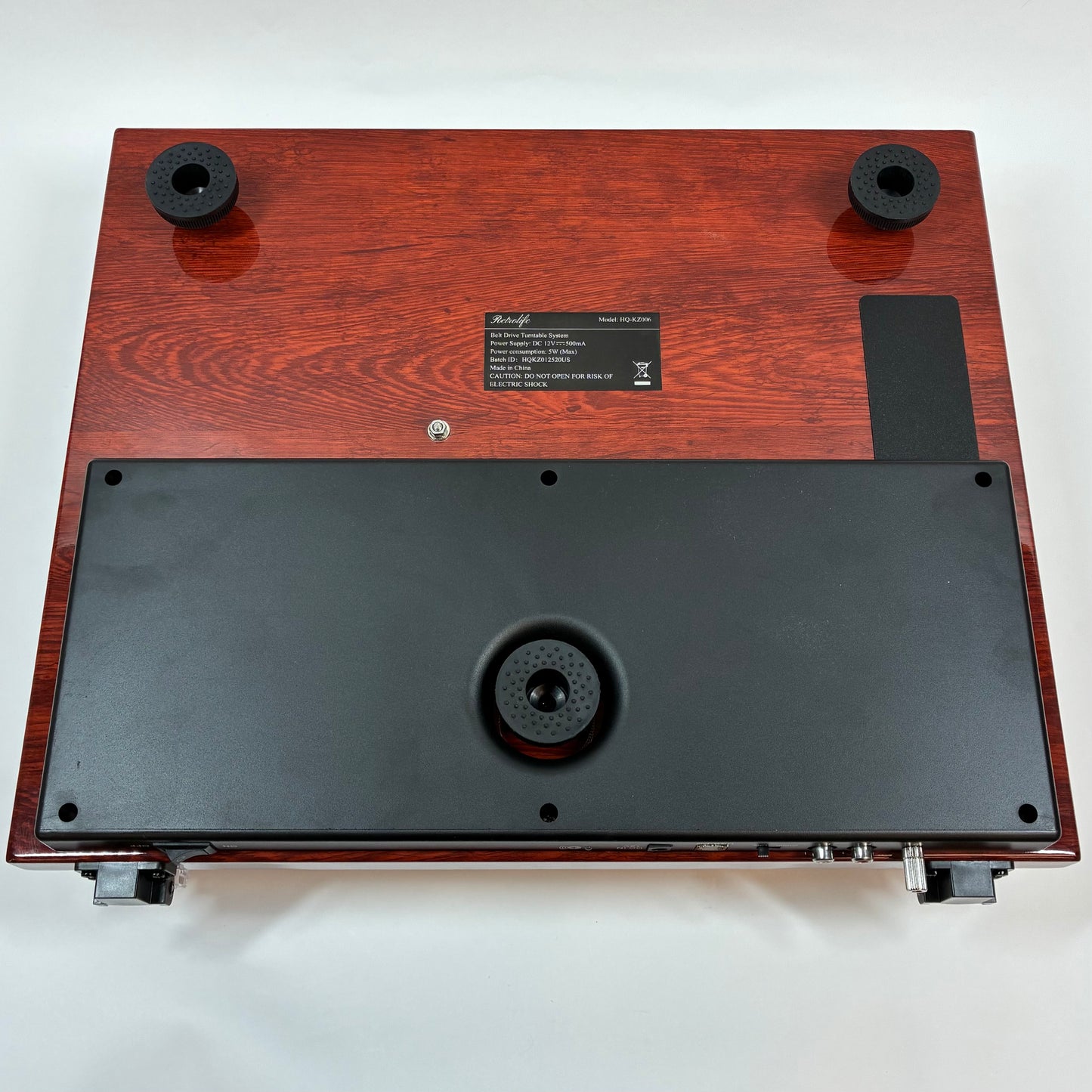 Retrolife High-Tech Belt-Driven Turntable System Record Player HQ-KZ006