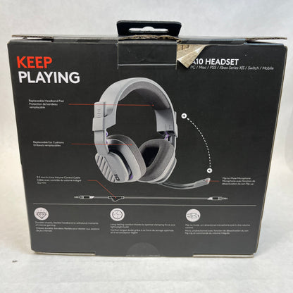 Astro A10 Gen 2 Gray A00160 PC/Mac/PS5/Xbox Series S/X/Switch/Mobile Headset