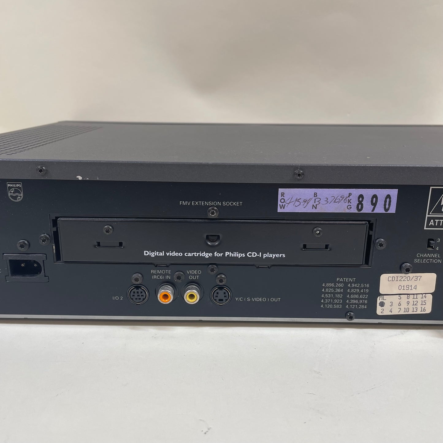 Sony Philips CD-I 220/37 Black Vintage Video Game Console w/ 11 Games READ 