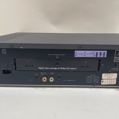 Sony Philips CD-I 220/37 Black Vintage Video Game Console w/ 11 Games READ 