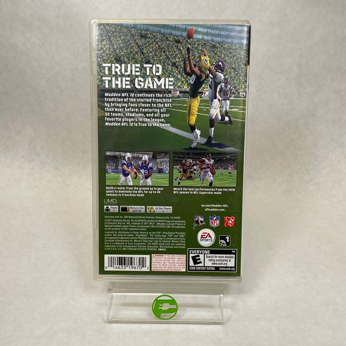 Madden NFL 12 (Sony PlayStation Portable PSP, 2011)