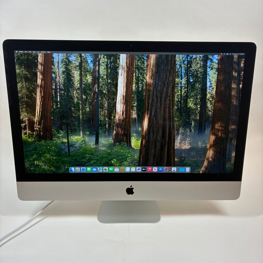 2019 Apple iMac 27" i5 3.0GHz 8GB RAM 1TB HDD Silver A2115 Radeon Pro 570X