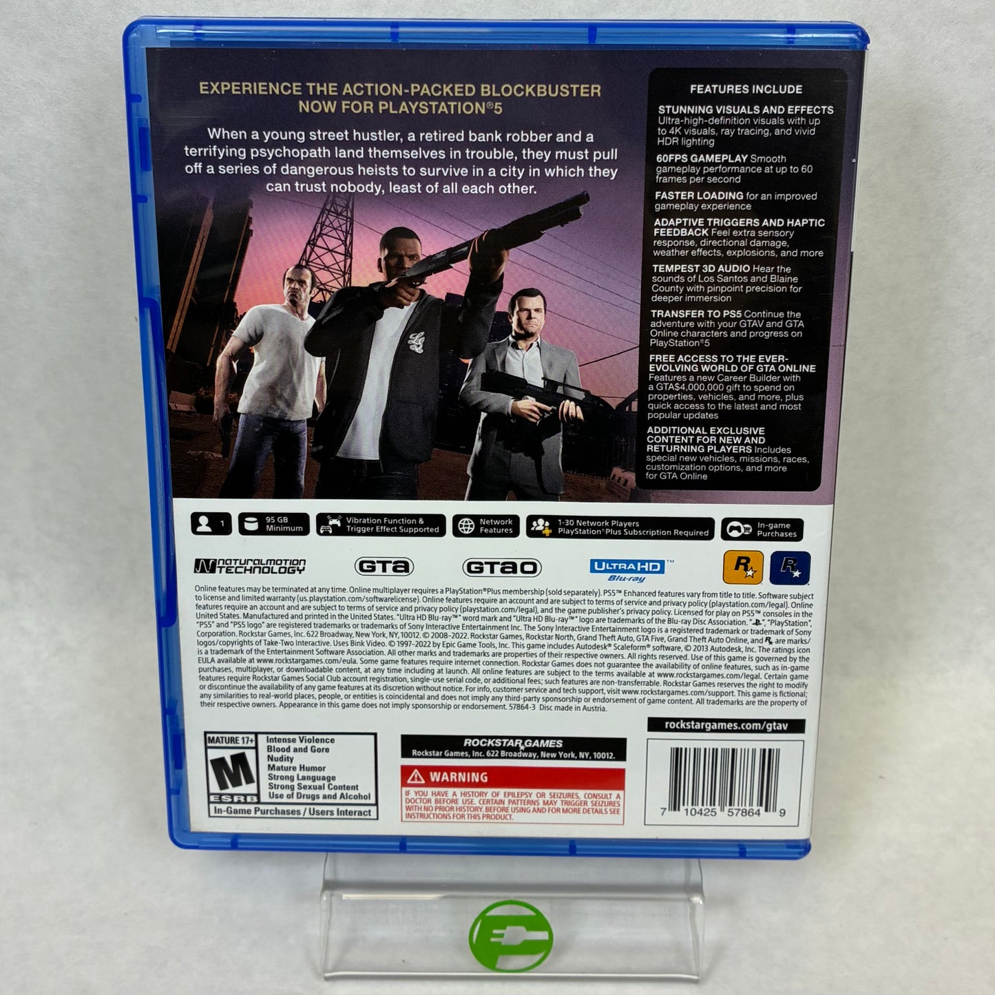 Grand Theft Auto V (Playstation 5, 2022)