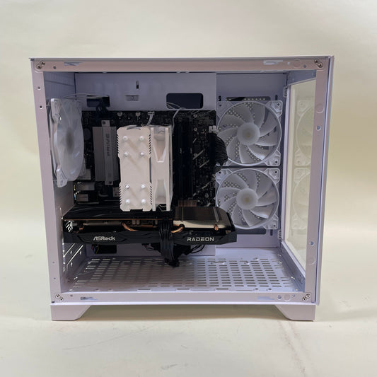 Meta pcs Frost Flux i5-12400F 2.50GHz 16GB RAM ASRock Radeon RX 6600