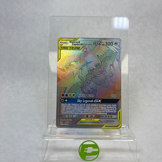 Pokémon TCG Hidden Fates moltres&zapdos&aritcuno GX 69/68 Secret Rare English