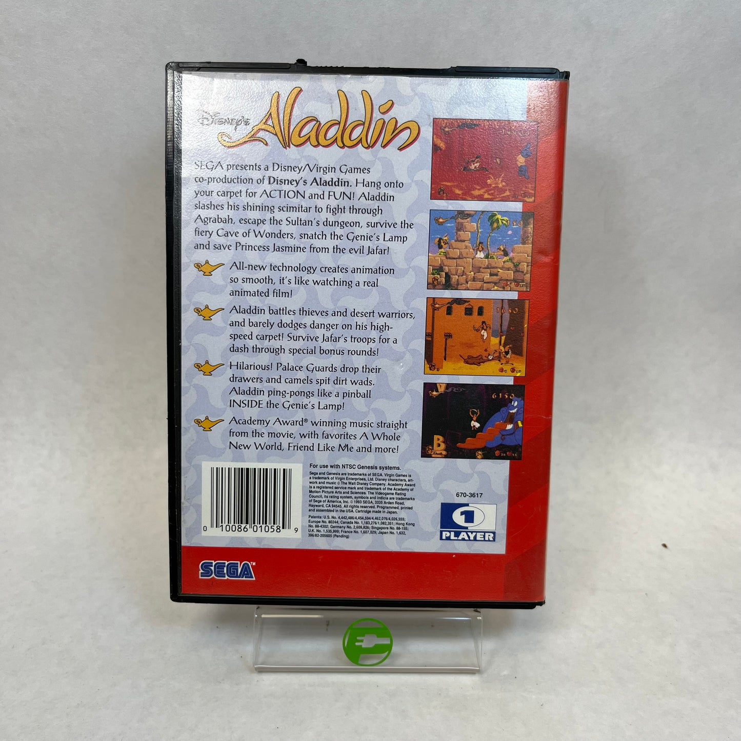 Disney's Aladdin (Sega Genesis, 1993)