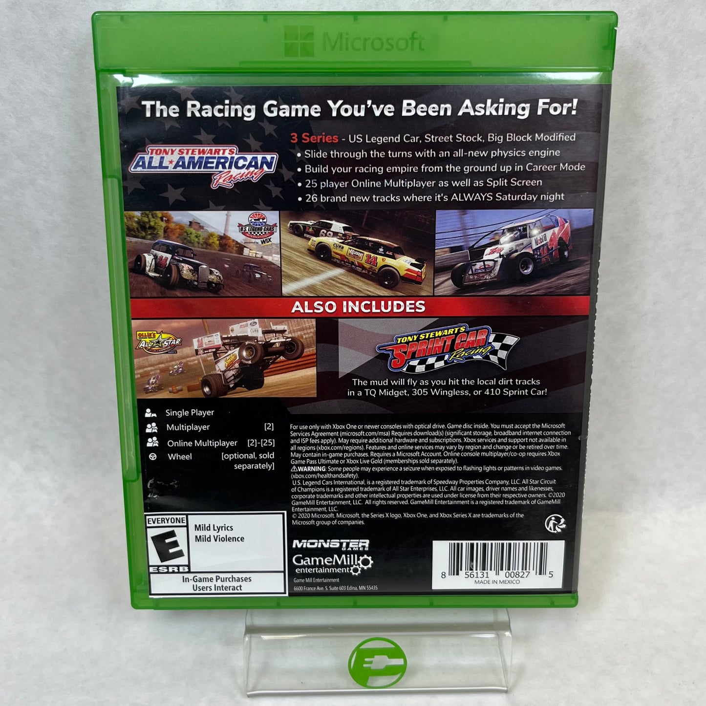 Tony Stewart's All American Racing 2 Game Bundle (Xbox One, 2020)