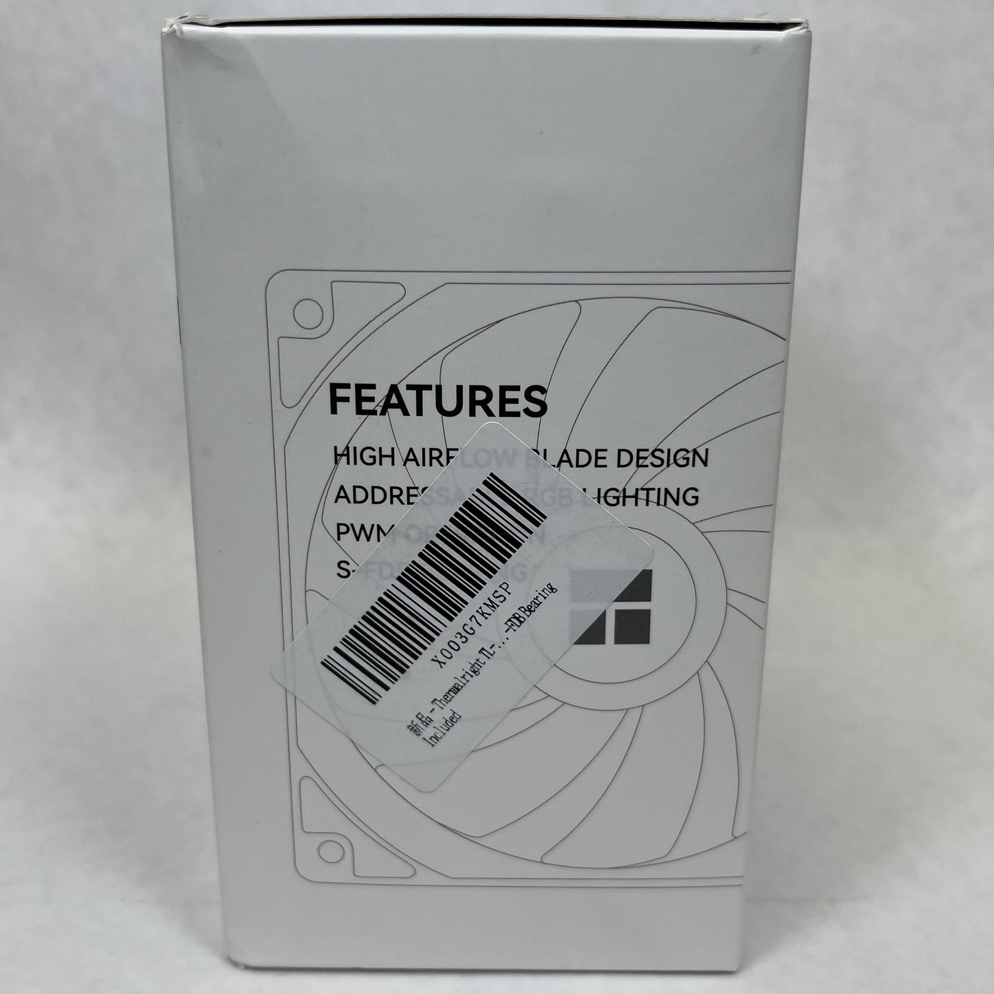 New Thermal Right C12CW-S White CPU Fan