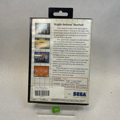 Reggie Jackson Baseball (Sega Master System, 1988)
