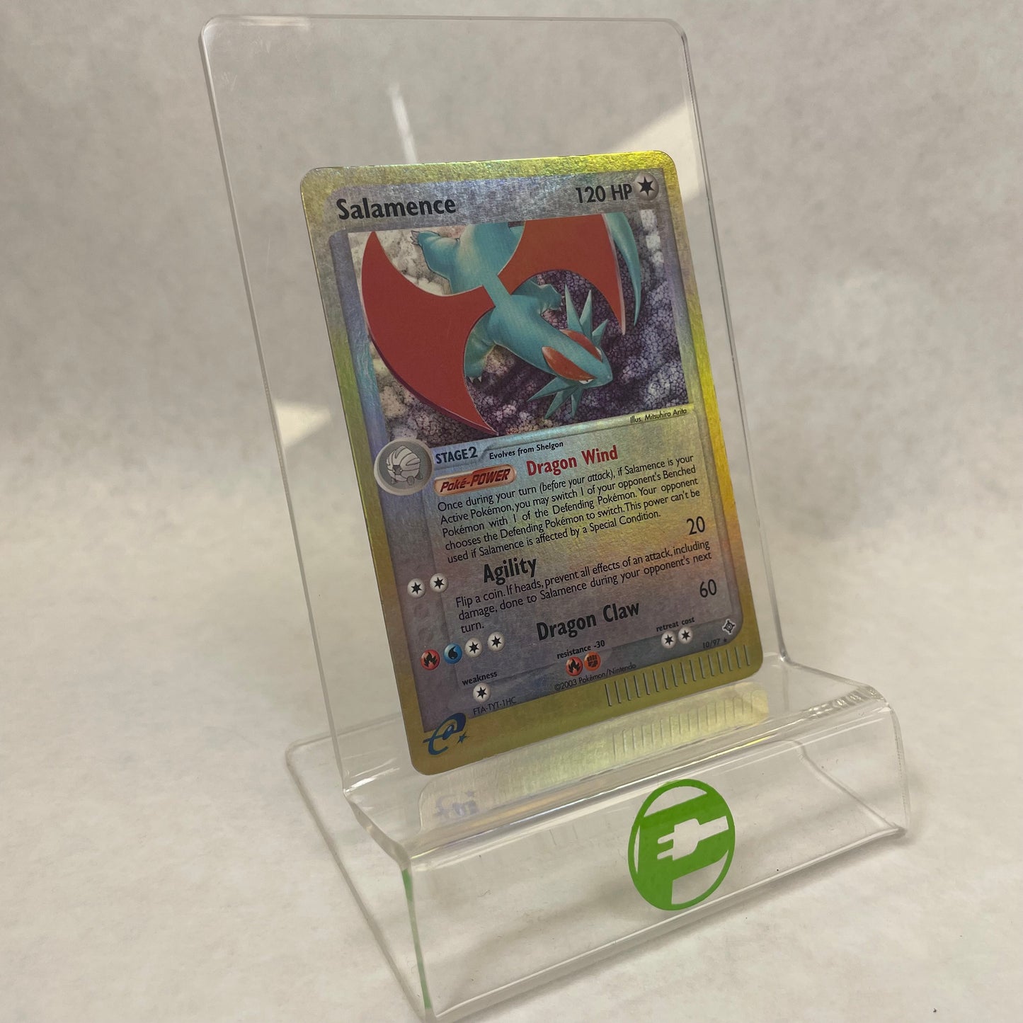 Pokémon TCG EX Dragon Salamence 10/97 Reverse Holo English