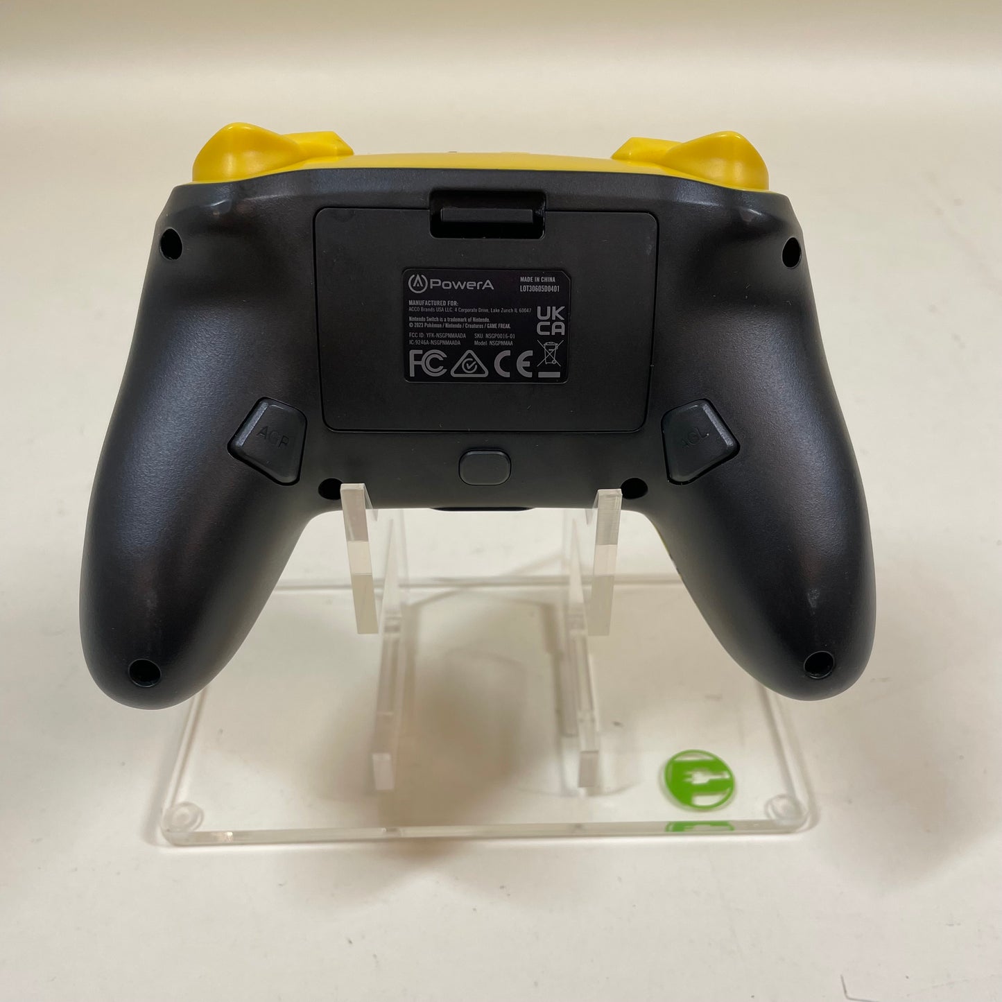 Power A Nintendo Switch Pikachu Controller NSGPNMAA Black/Yellow Wireless