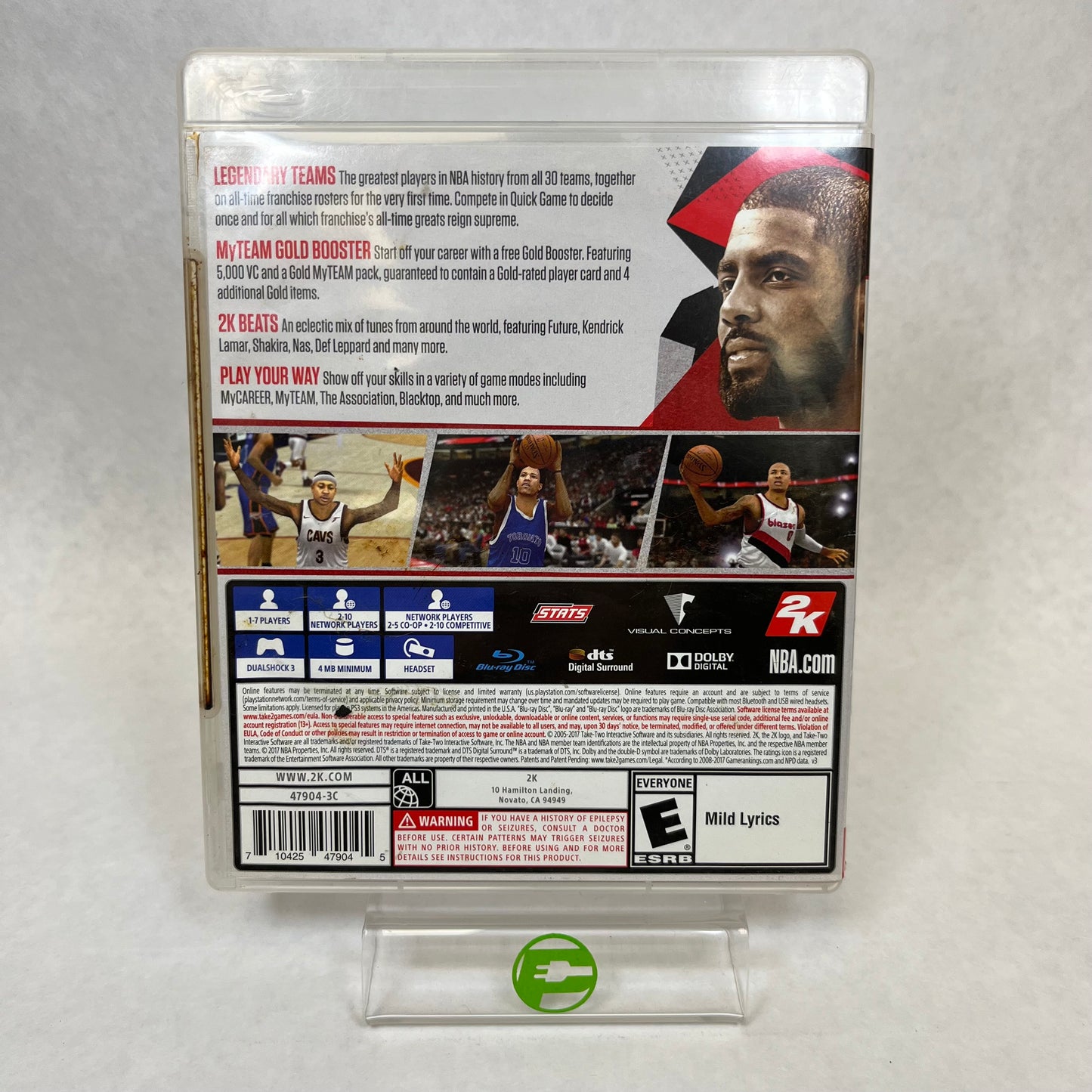NBA 2K18 (Sony PlayStation 3 PS3, 2017)