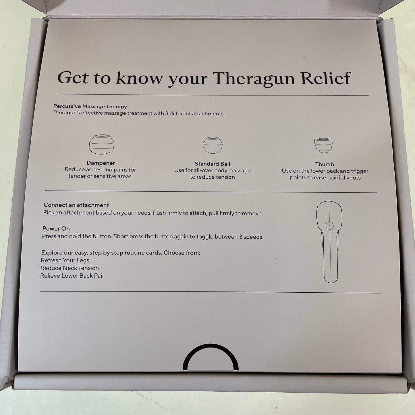Therabody Theragun Relief Handheld Percussion Massage Gun B0CNS894RH