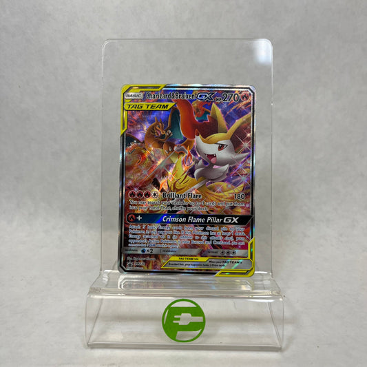 Pokémon TCG Sun & Moon Charizard & Braixen sm230 English