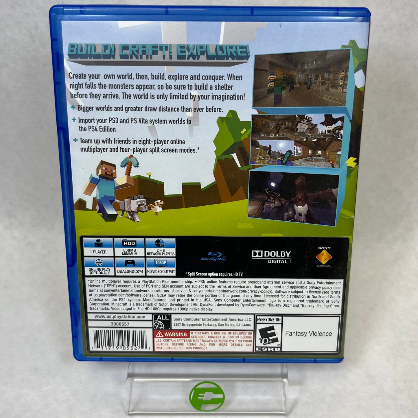 Minecraft (Sony PlayStation 4 PS4, 2014)