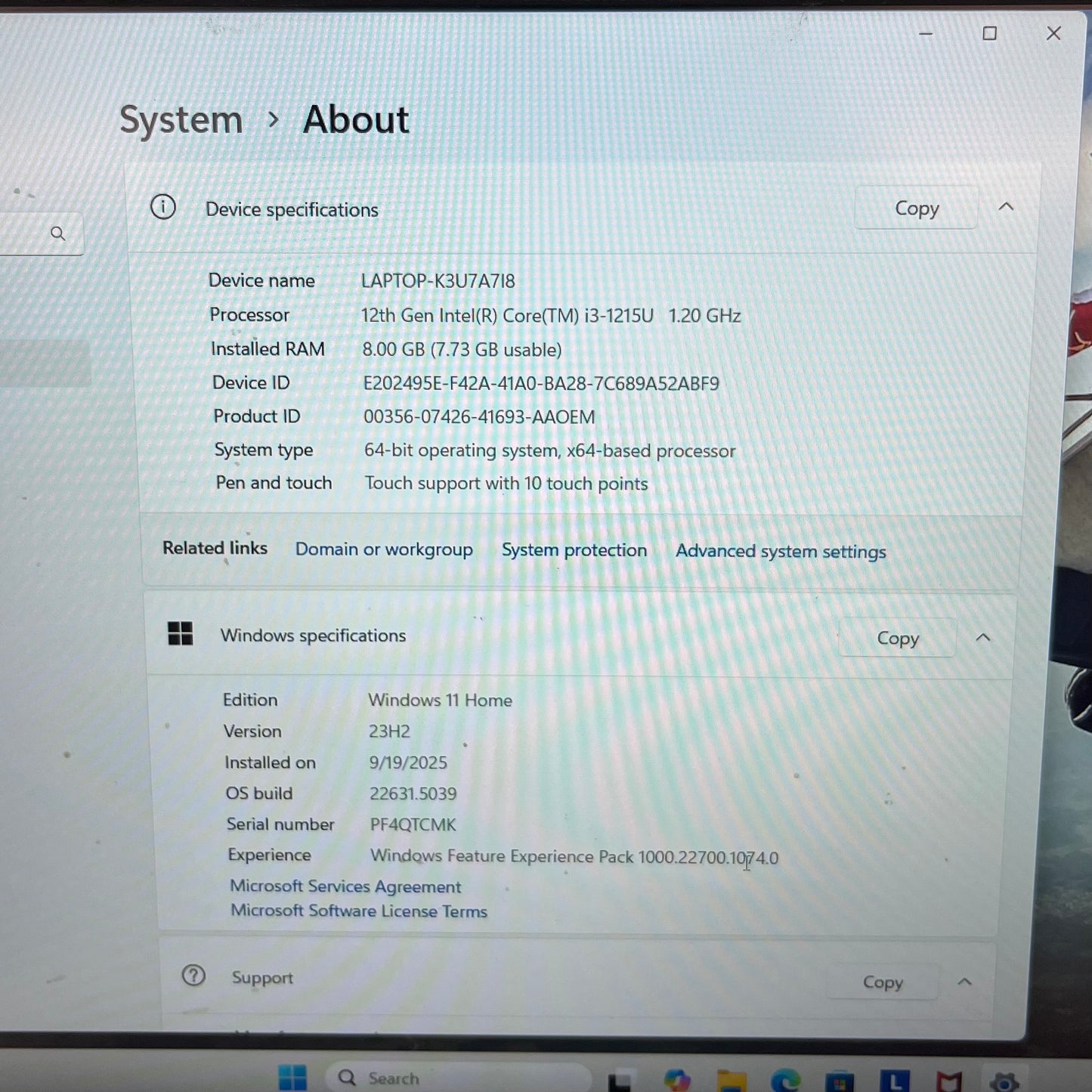 Lenovo IdeaPad 1i IDEAPAD 1 15.6" i3-1215U 1.2GHz 8GB RAM 256GB SSD