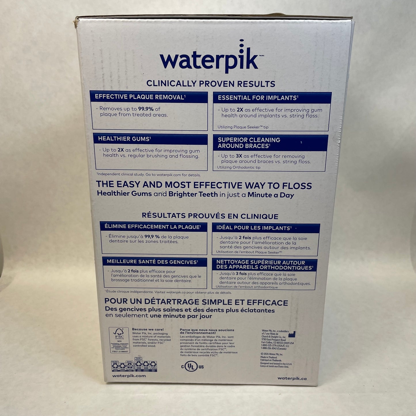 New Waterpik Water Flosser Aquarius Professional Water Flosser WP-662CD Black