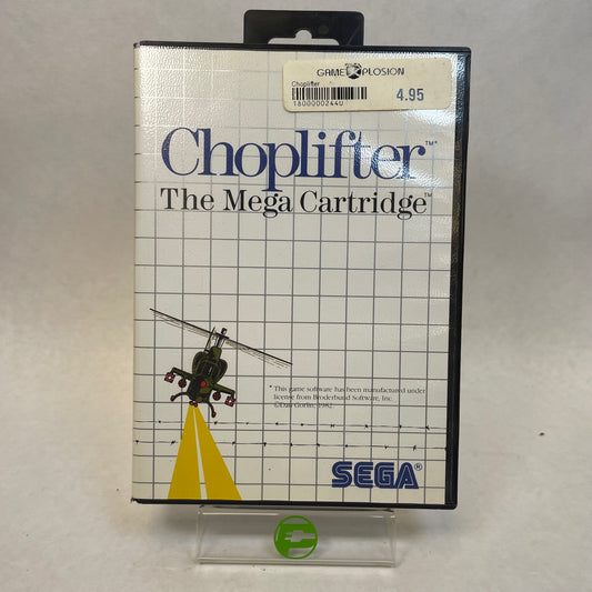Choplifter (Sega Master System, 1982)