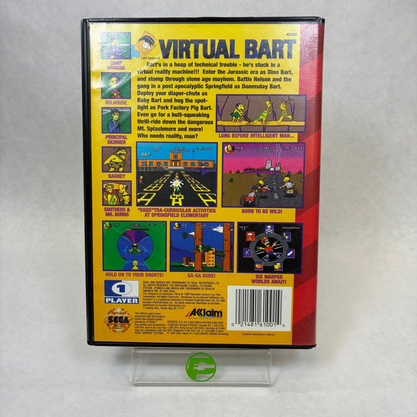 Virtual Bart (Sega Genesis, 1994)