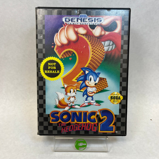 Sonic The Hedgehog 2 Not For Resale (Sega Genesis, 1992)