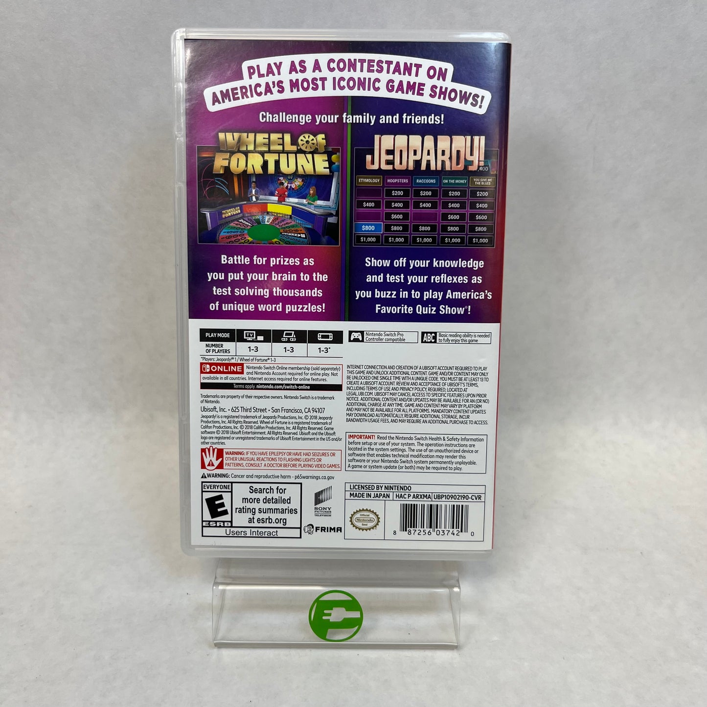 Wheel of Fortune & Jeopardy (Nintendo Switch, 2018)