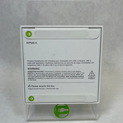 New Apple AirPods 4 Complete A3053 A3050 A3058 MXP63LL/A