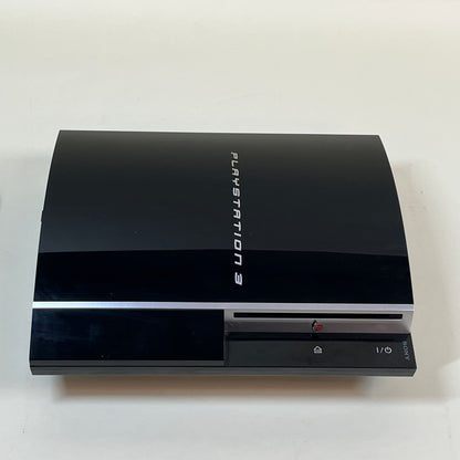 Sony PlayStation 3 Fat PS3 40GB Black Console Gaming System CECHH01
